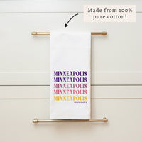 Minneapolis Repeating Tea Towel
