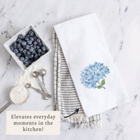 Blooming Hydrangea Tea Towel