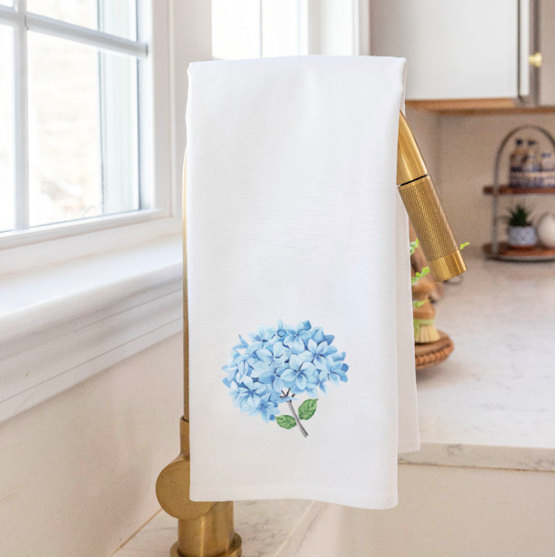 Endless Summer Hydrangea Tea Towel