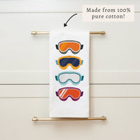 Ski Goggles Tea Towel