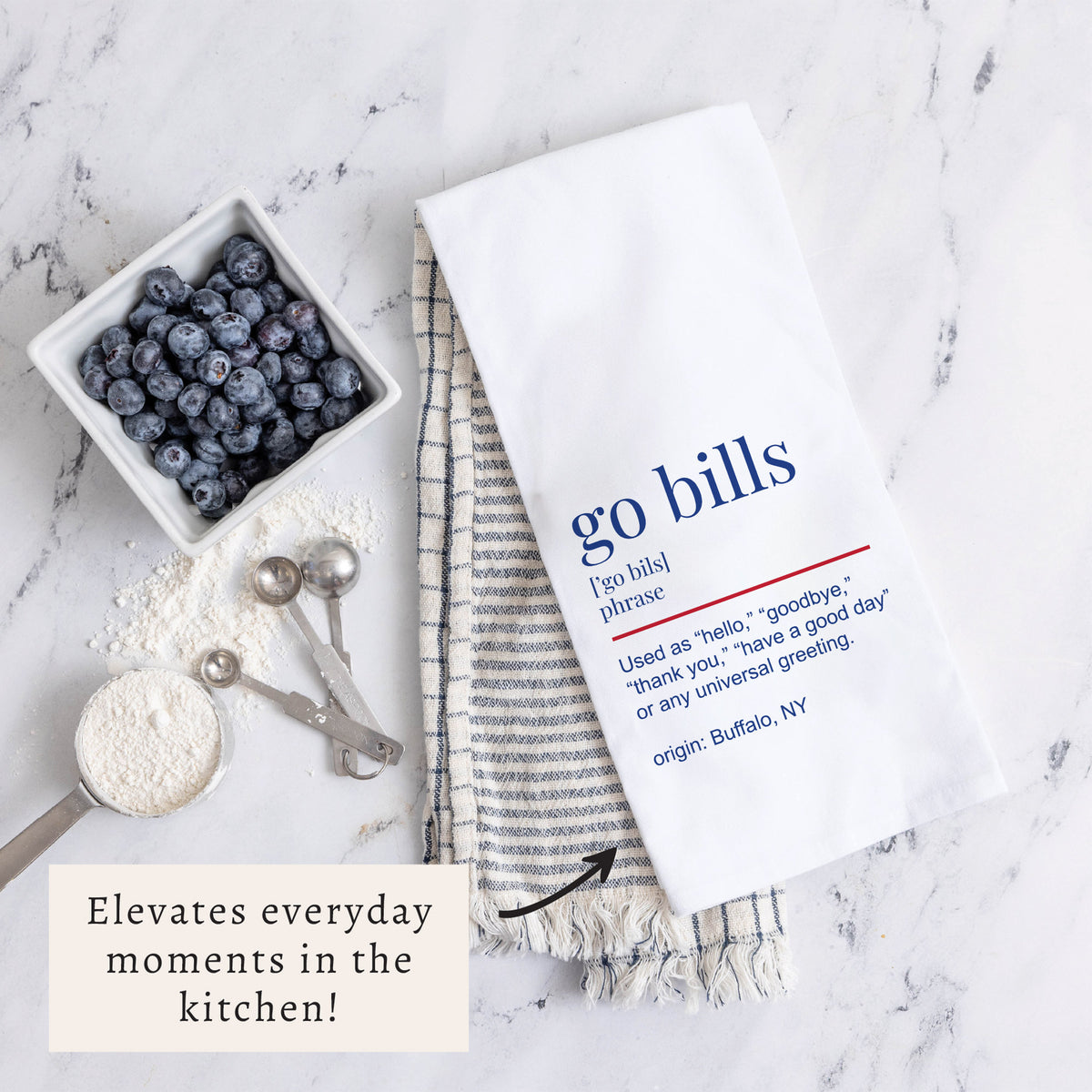 Go Bills Definition Tea Towel