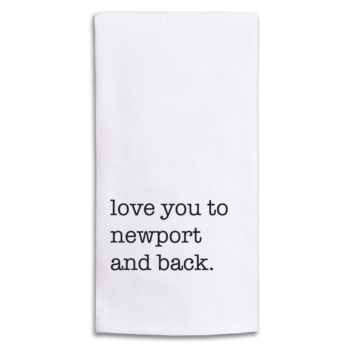 Love You To Personalized Tea Towel