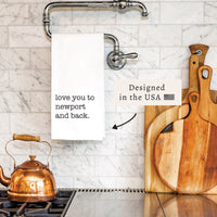 Love You To Personalized Tea Towel