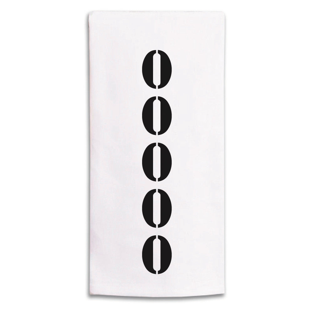 Your Word Vertical Personalized Tea Towel