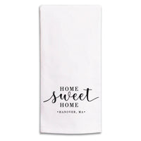 Home Sweet Home Personalized Tea Towel