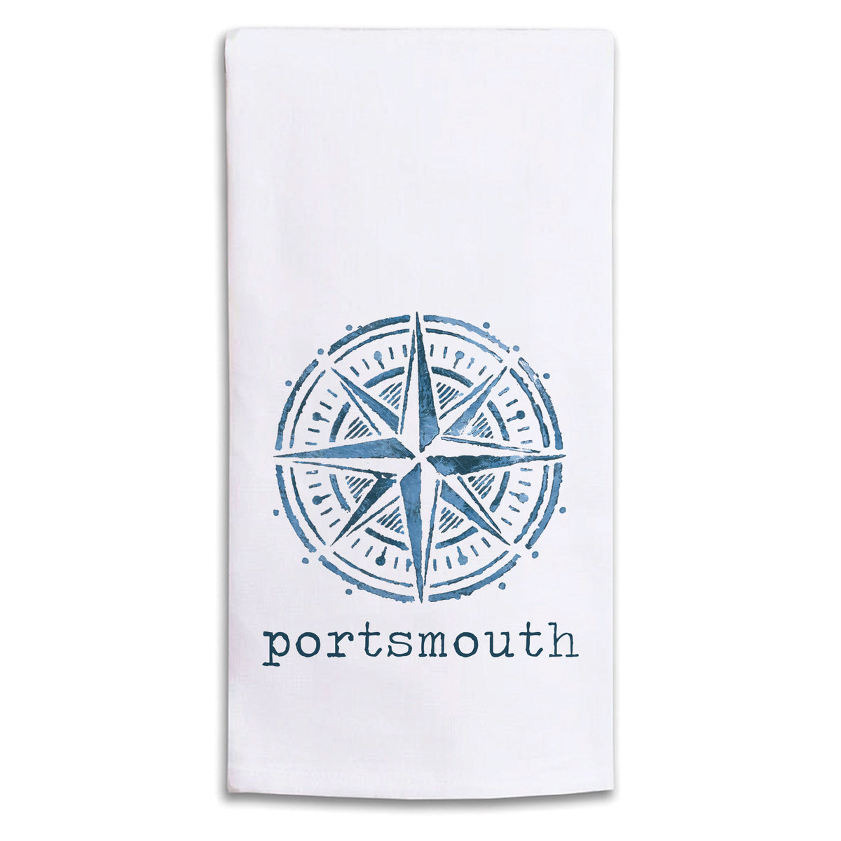 Compass Personalized Tea Towel