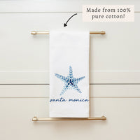 Blue Starfish Personalized Tea Towel