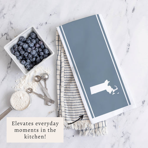 Stripe State Personalized Tea Towel