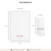 Home Coordinates Personalized Tea Towel