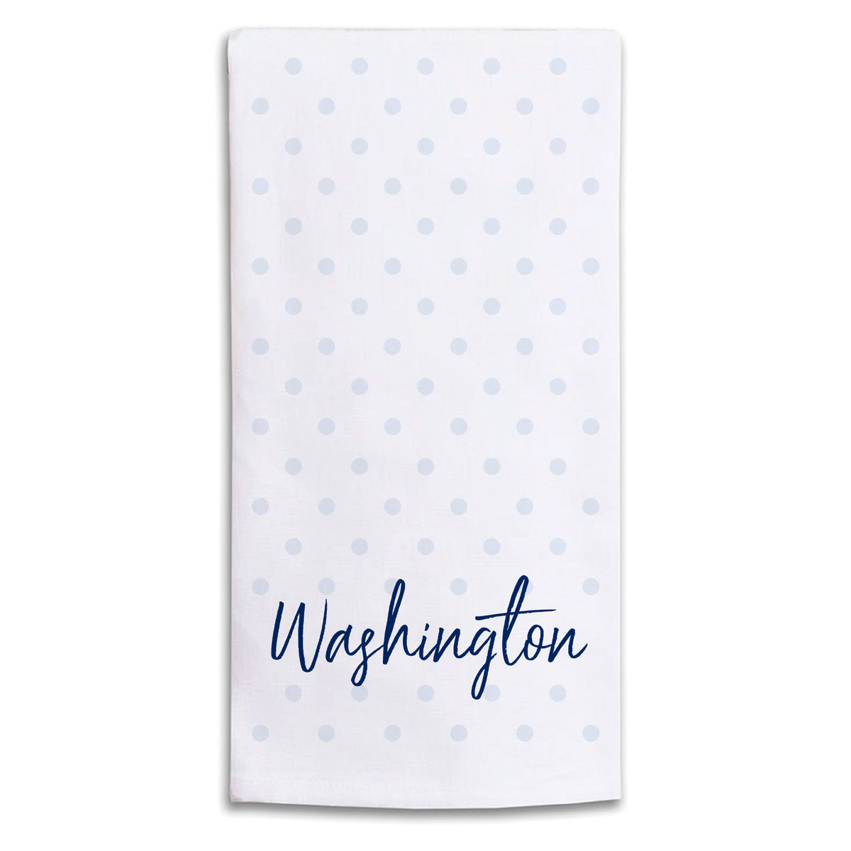 Polka Dot Personalized Tea Towel