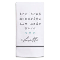 The Best Memories Personalized Tea Towel