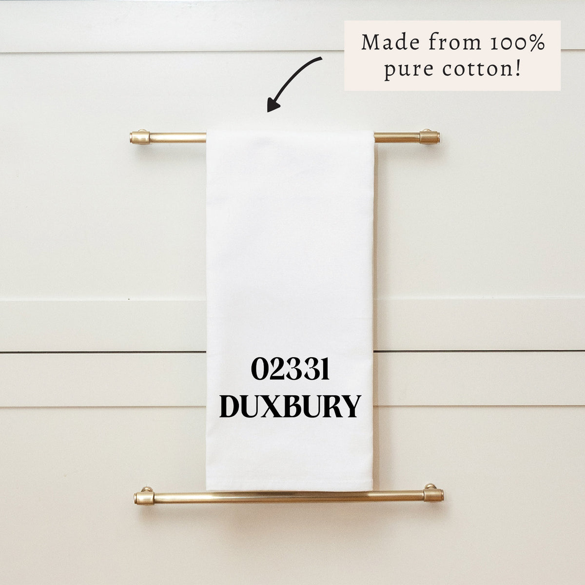 Pepper Personalized Tea Towel