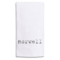 Typewriter Personalized Tea Towel