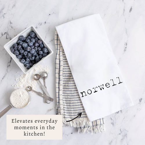 Typewriter Personalized Tea Towel