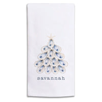 Oyster Tree Personalized Tea Towel