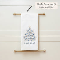 Oyster Tree Personalized Tea Towel