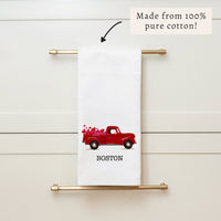 Heart Truck Personalized Tea Towel