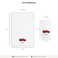 Heart Truck Personalized Tea Towel