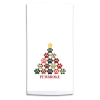 Paw Tree Personalized Tea Towel