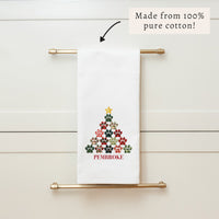 Paw Tree Personalized Tea Towel