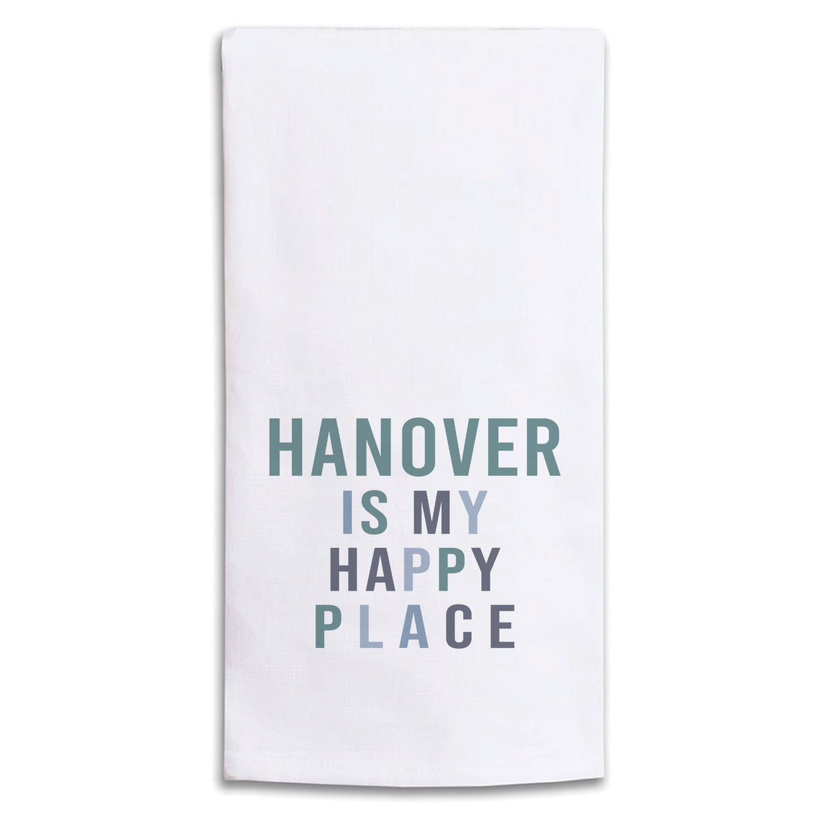 Happy Place Personalized Tea Towel