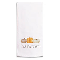 Fall Pumpkins Personalized Tea Towel