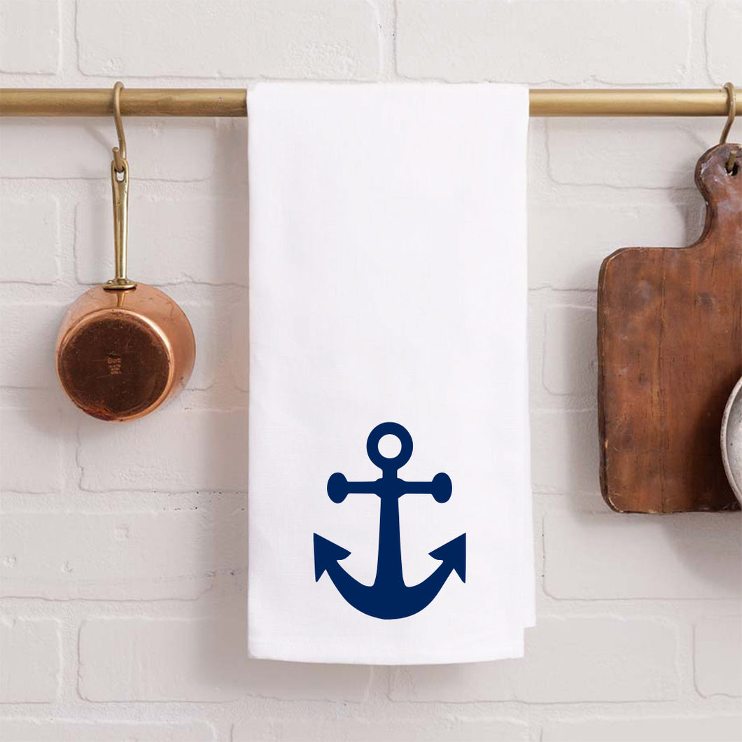 Personalized Anchor Tea Towel