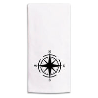 Compass Personalized Tea Towel