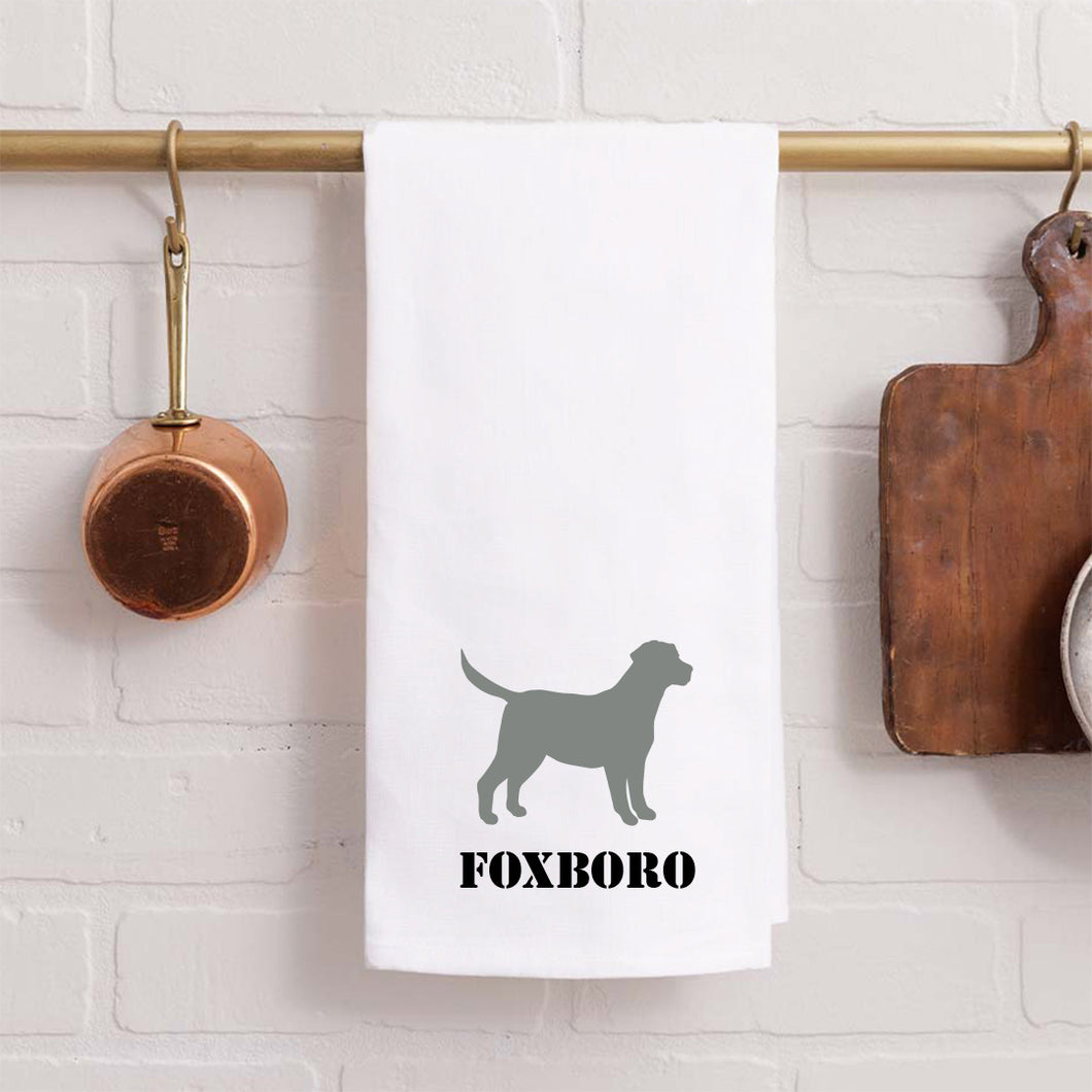Personalized Dog One Line Text Tea Towel