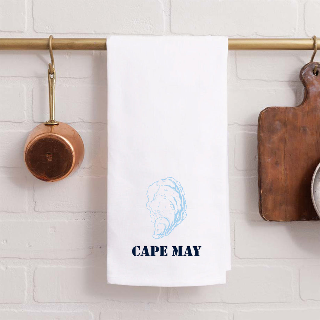 Personalized Oyster One Line Text Tea Towel