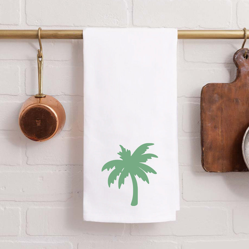 Personalized Palm Tree Tea Towel
