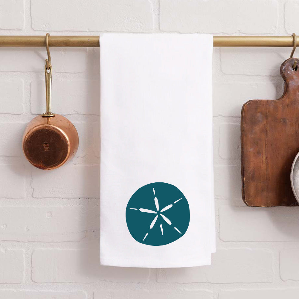 Personalized Sand Dollar Tea Towel