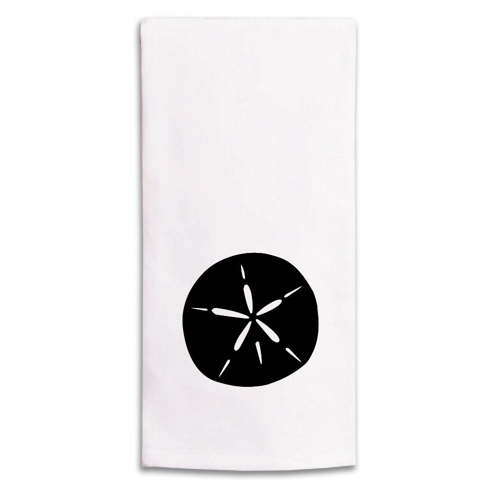 Sand Dollar Personalized Tea Towel