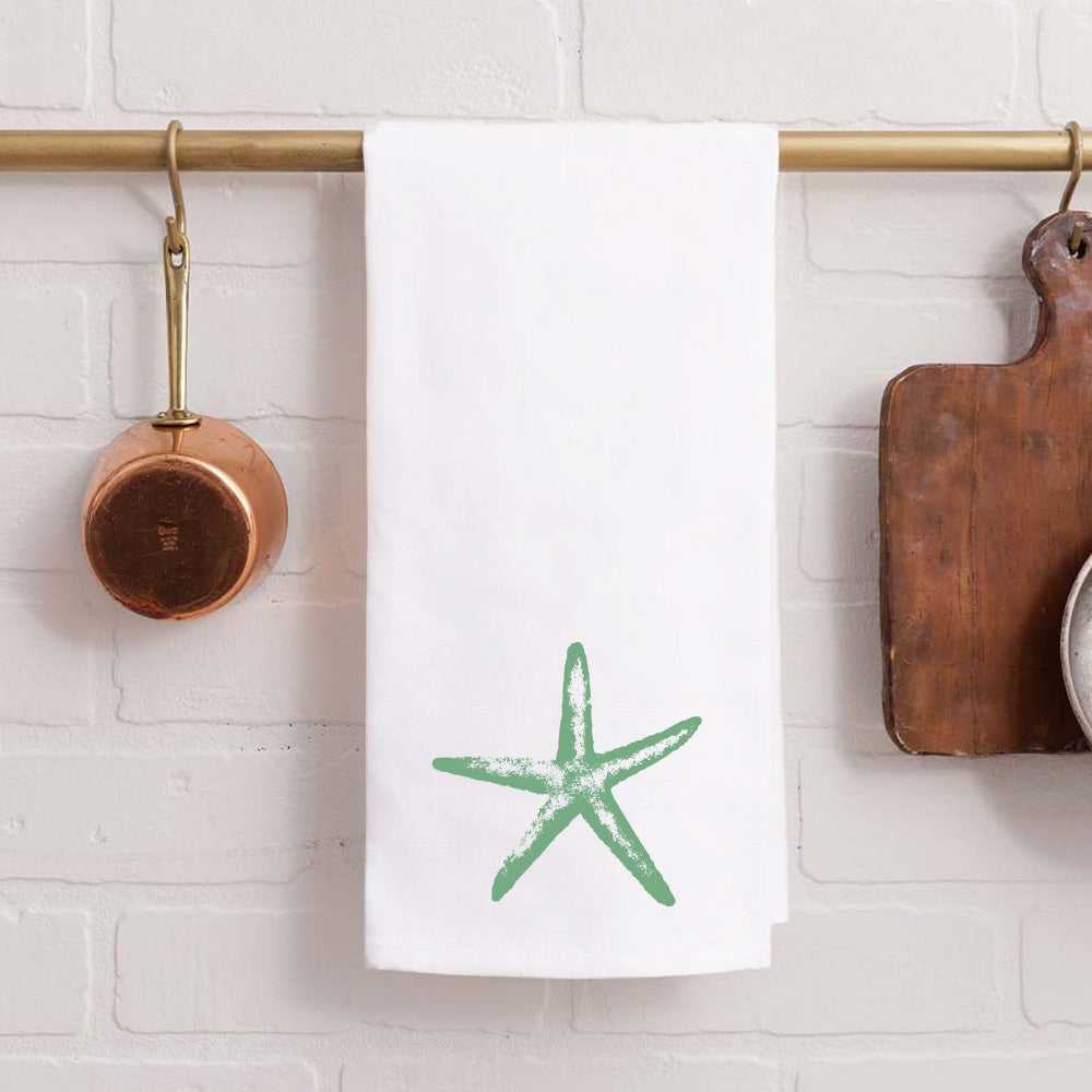 Personalized Starfish Tea Towel