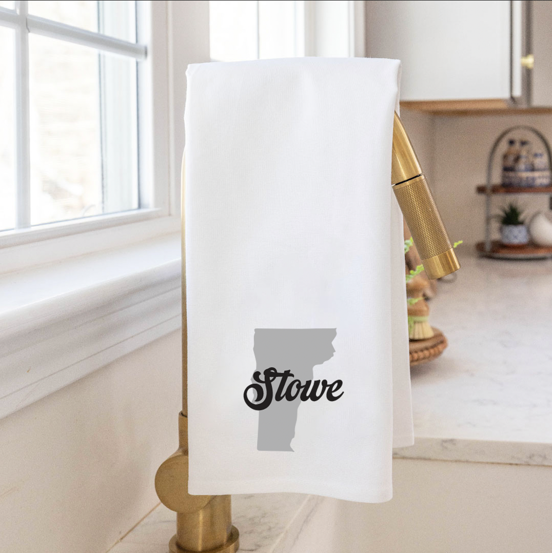 Personalized State Silo Tea Towel