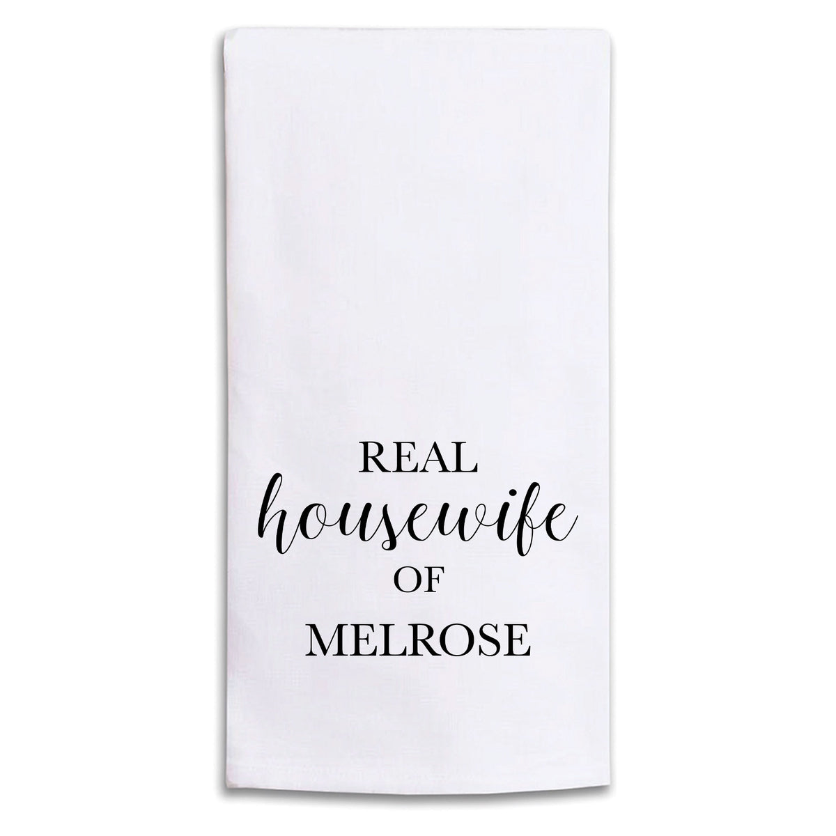 The Real Housewife Personalized Tea Towel