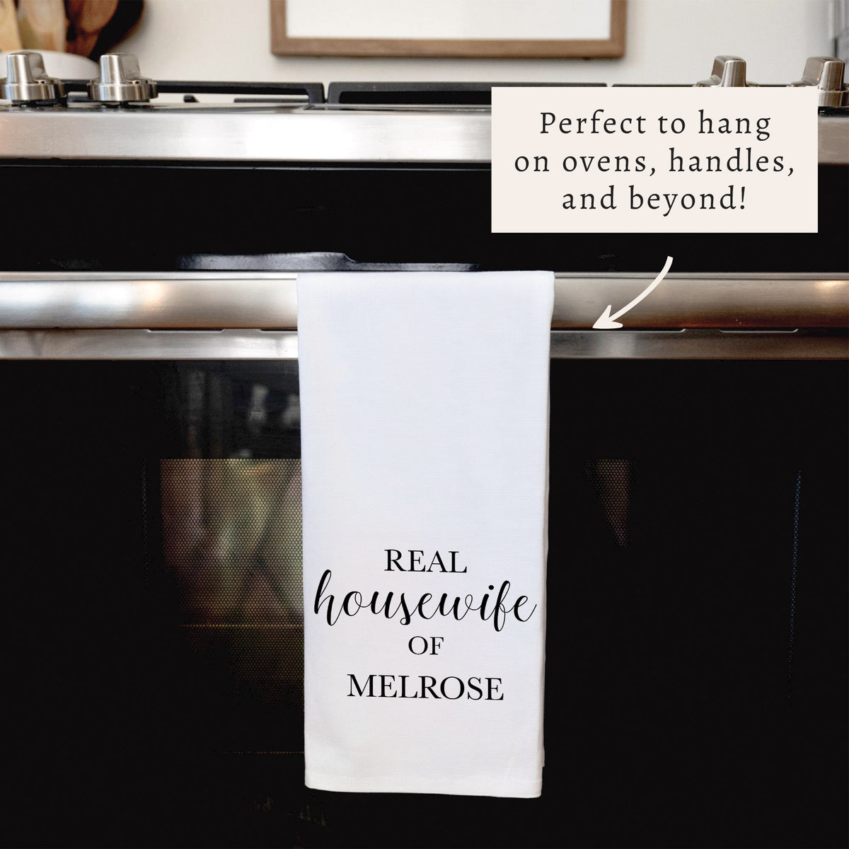 The Real Housewife Personalized Tea Towel