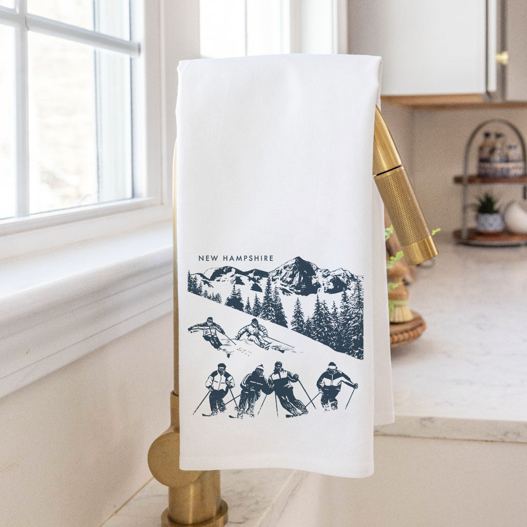 Personalized Retro Skin Run Tea Towel