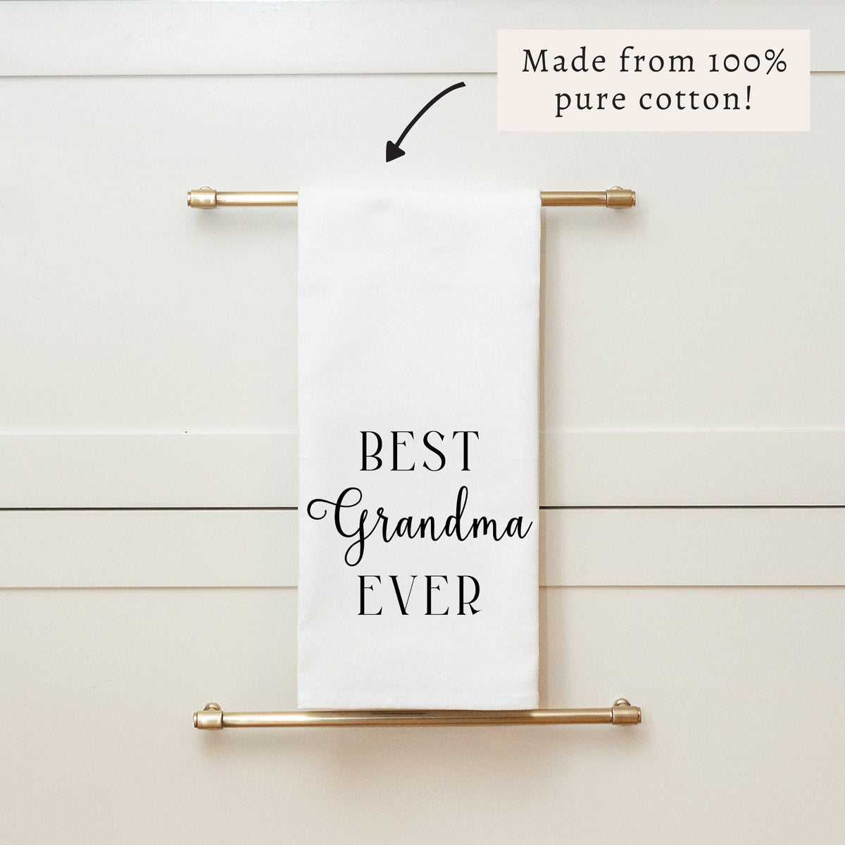 Best Ever Personalized Tea Towel