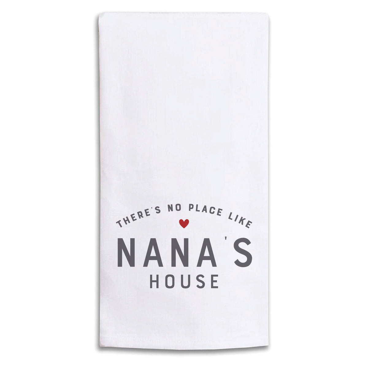 There's No Place Like "Your Word" House Personalized Tea Towel