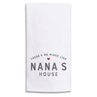 There's No Place Like "Your Word" House Personalized Tea Towel