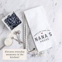 There's No Place Like "Your Word" House Personalized Tea Towel