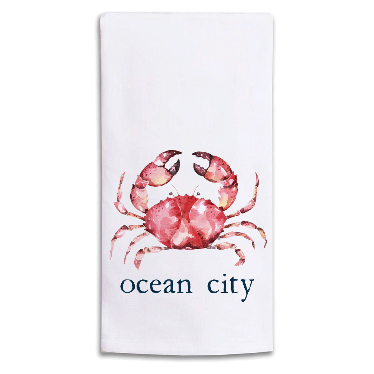Crab Personalized Tea Towel