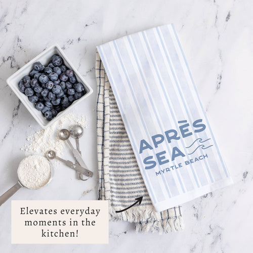 Apres Sea Personalized Tea Towel