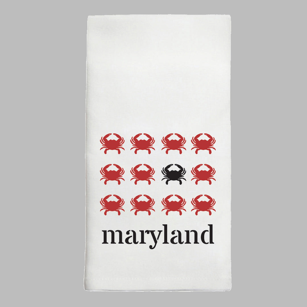 Crab Personalized Tea Towel