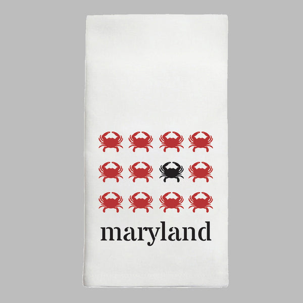 Crab Personalized Tea Towel