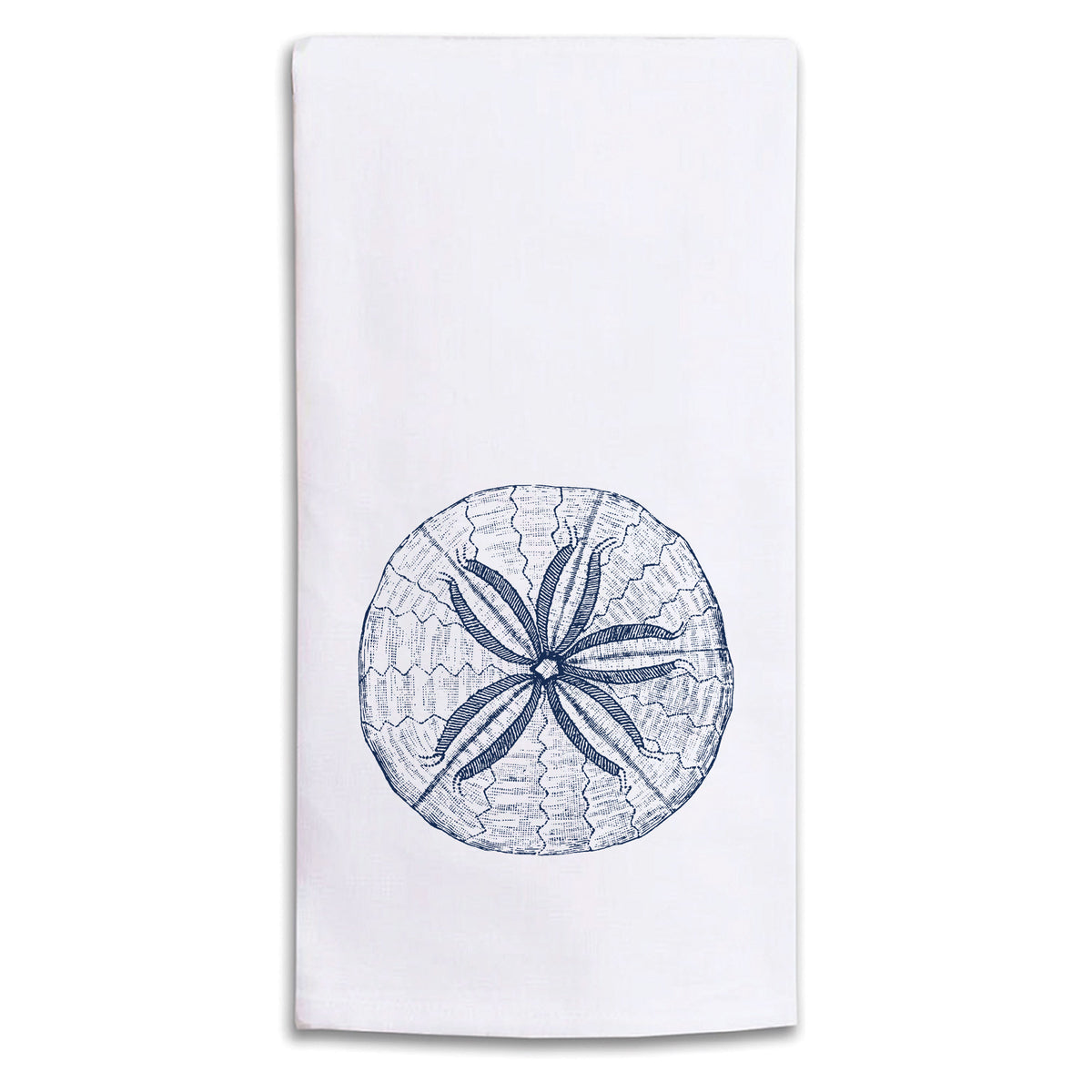Sand Dollar Sketch Tea Towel