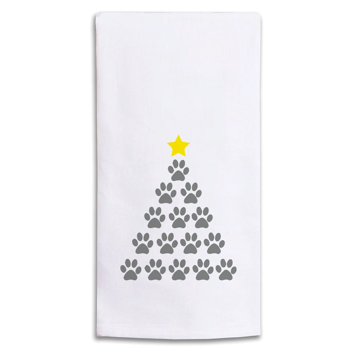 Paw Print Tree Tea Towel