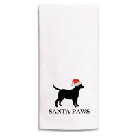 Santa Paws Tea Towel