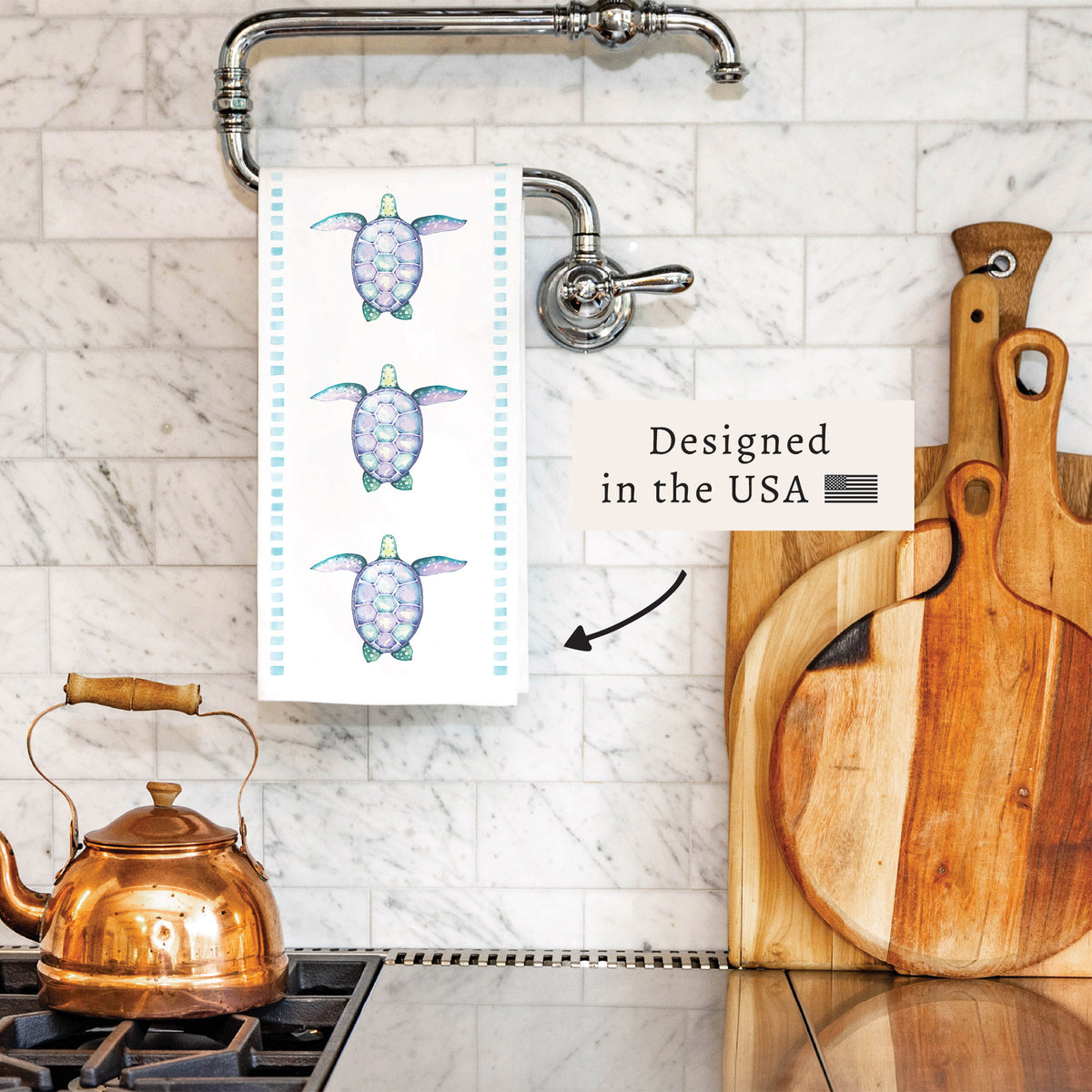 Sea Turtle Tea Towel